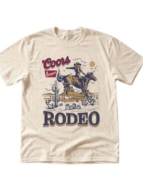 Gildan Cream Rodeo Graphic Tee